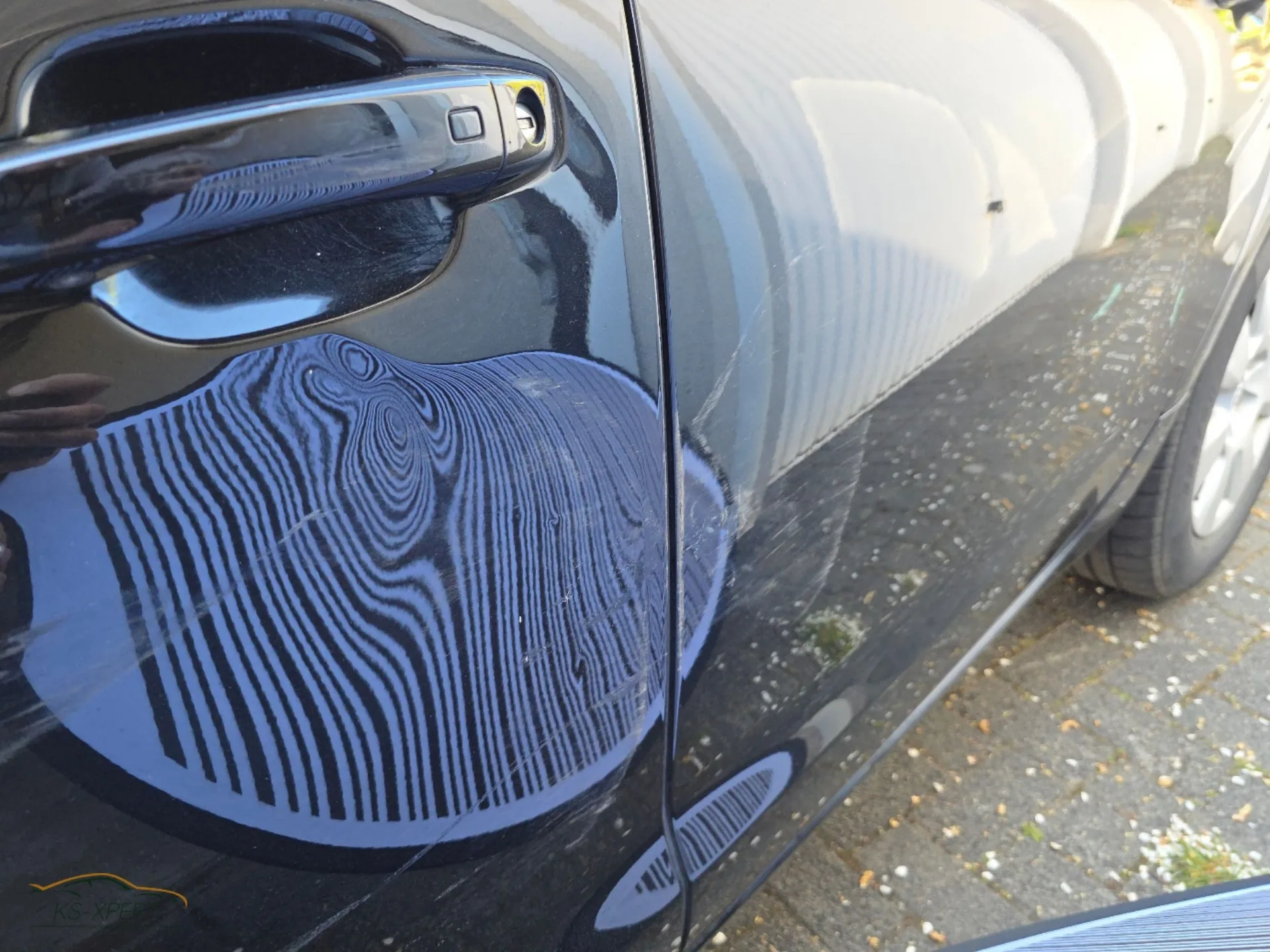 Parkschaden Audi A6 Streifschaden links - KS-XPERT Gutachten
