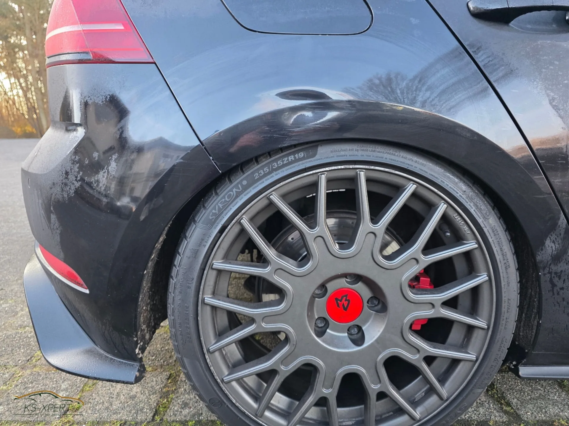 Unfallschaden VW Golf 7 Seitenschaden hinten rechts - KS-XPERT Gutachten